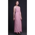 thumbnail image 2 of Bimba Robe Maxi Longue Sans Manches à Imprimé Floral pour Femmes avec Fentes Latérales Tenue d'Été-Xx-Grand, 2 of 6