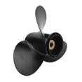 thumbnail image 2 of 3 Blades Boat Motor Propeller 10 Splines Teeth Right Rotation 10in Pitch Replacement for SUZUKI 8‑20HP Outboard Engines, 2 of 14