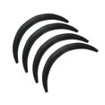 thumbnail image 4 of 4pcs Wheel Eyebrow Protector Car Wheel Eyebrow Trim Strip Flexible PP Widened Decorative Wheel Arches Lips Style Decorative Cover Automotive Wheel Arches, 4 of 7