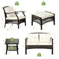 thumbnail image 2 of Gymax Ensemble de Conversation pour Patio en Rotin 7 Pcs avec Coussins et Housse Imperméable, 2 of 9