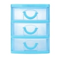 thumbnail image 1 of Plastic Desktop Drawer Organizer, EDHITNR Removable Dividers Small Objects Storage Case, Clear Plastic Jewelry Beads Crafts Storage Box for Home Office Makeup, 1 of 2