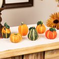 thumbnail image 1 of Northlight Mini Citrouilles et Gourdes en Céramique Décorations de Récolte d'Automne - 3,5 Pouces - Ensemble de 6, 1 of 6