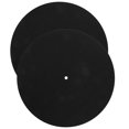 thumbnail image 2 of 2pcs Record Platter Mats Vinyl Record Player Felt Mat Phonograph Turntable Accessories, 2 of 9