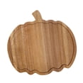 thumbnail image 1 of Way to Celebrate Harvest Collection Pumpkin Wood Tray, 1 of 9