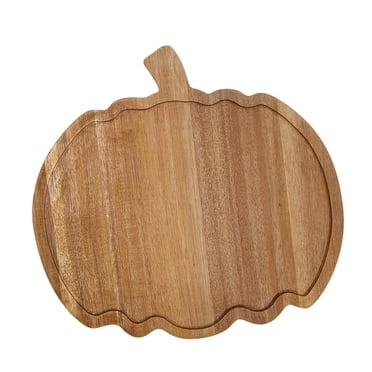Way to Celebrate Harvest Collection Pumpkin Wood Tray