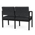 thumbnail image 5 of Lenox Steel Reception Waiting Room 2 Seats Chair / Black Steel / Dark Gray, 5 of 5