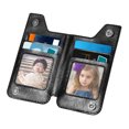 thumbnail image 3 of Wzzjkit Card Wallet Multifunctional Adhesive Phone Wallet CardMobile Phone Card Case Card Cover Multiple Card Zipper Hand Back Sticker Card Case Card Wallets for Women, 3 of 4