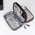 thumbnail image 2 of Portable Cable Organizer Bag Travel Cord Organizer Pouch Small Electronics Accessories Bag Tech Cord Storage Pouch for Cable  Charger Drive Earphone USB SD Card, 2 of 5