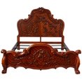 thumbnail image 5 of ACME Dresden Eastern King Bed - - Cherry Oak, 5 of 5