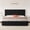 Black, variant on CazToi Queen Size Upholstered Storage Bed Frame with 4 Drawers Adjustable Headboard