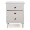 thumbnail image 3 of Pemberly Row 3 Drawer Nightstand in White, 3 of 4