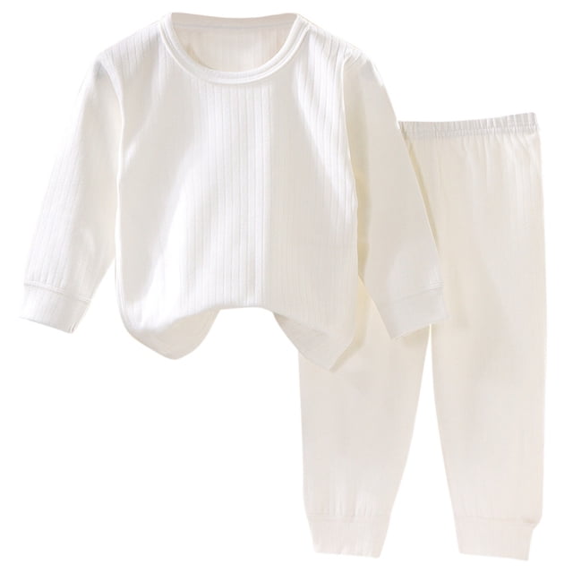 REDARER Girls Outfit Set Long Sleeve Top and Bottom Seamless Comfortable for Homewear Everyday Use Spring Autumn,Size:2-3 Years