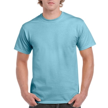 Gildan Men's Ultra Cotton Tee, Sky, X-Large