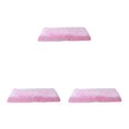 thumbnail image 4 of Thinsony Lit pour Chien Convenant à Toutes les Races Bon Rapport Qualité-Prix Facile à Nettoyer Coussin pour Animal en Polyester Durable Tapis pour Animal Rose Blanc P 40*30*5cm 3Ensemble, 4 of 6
