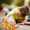 thumbnail image 3 of Meitianfacai 10 Wooden Yellow Russian Nesting Dolls Toys, 3 of 5