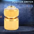thumbnail image 1 of VIFERR Quick Connector, Alloy Garden Pipe Quick Fit Adapter Water Hose Tap Connector Fitting Switch Nozzle, 1 of 7