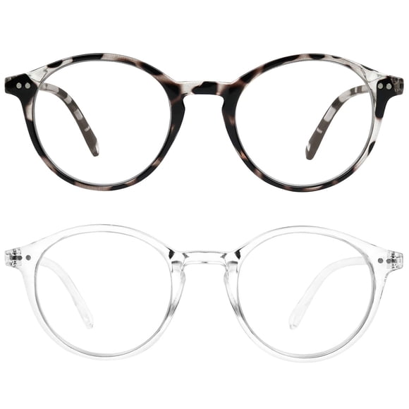 Yogo Vision Blue Light Blocking Glasses Men Women Computer Anti Eyestrain Glasses Round Frame Blue Light Blocker Eyeglasses