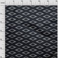 thumbnail image 2 of oneOone Cotton Silk Fabric Geometric Ikat Printed Fabric 1 Yard 42 Inch Wide, 2 of 4