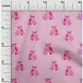 thumbnail image 1 of oneOone Georgette Viscose Fabric Branch & Owl Block Print Sewing Fabric BTY 42 Inch Wide, 1 of 4