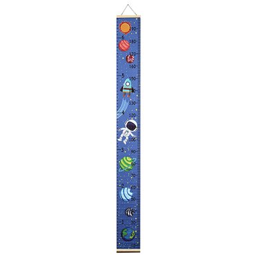 NANDIYNZHI Room Decor Home Decor Cartoon Baby Kids Growth Chart Record Wood Frame Height Measurement Ruler Wall Sticker Girls Room Wall Decoration Cloth 9.06*2.36*1.57 Inch (Clearance)Hangs