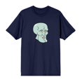 thumbnail image 2 of SpongeBob SquarePants Squidward Chistled Face Navy Blue T-Shirt, 2 of 3