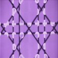 thumbnail image 1 of Ahgly Company Machine Washable Indoor Square Transitional Violet Purple Area Rugs, 6' Square, 1 of 7