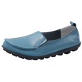 thumbnail image 1 of B91xZ Chaussures pour Femmes Bout Rond Talons Hauts Blocs, Bleu Ciel 7, 1 of 5