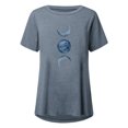 thumbnail image 4 of Pompotops Chemises Mode Décontractée pour Femmes Manches Courtes Tee-Shirt Ample Tunique Blouse, 4 of 4