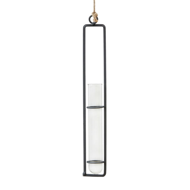 Clear Glass Test Tube Flower Vases Wall Hanging Plant Terrarium Container
