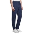 thumbnail image 2 of Hanes Mens EcoSmart Fleece Jogger Sweatpant with Pockets, XL, Navy, 2 of 2