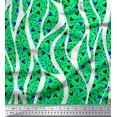 thumbnail image 1 of Toile de Coton Cambier Coeur, Point et Feuilles Tissu Décor Imprimé Yard 56 Pouces de Large, 1 of 3