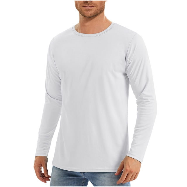 cllios Men's Rash Guard Shirts UPF 50+ UV Sun Protection Long Sleeve Shirts Lightweight Quick Dry Workout Tshirts