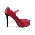 thumbnail image 3 of BLISSFUL STEP Escarpins pour Femmes Mary Jane à Plateforme avec Bride à la Cheville Bout Rond Talon Aiguille Haut Chaussures Rouges 6, 3 of 7
