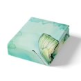 thumbnail image 4 of Erosebridal Housse de Couette Papillon Aquarelle Vert Grand Lit, Literie d'Animaux Mignonne Format Grand Lit, Réversible 3 Pcs (Sans Couette), 4 of 7