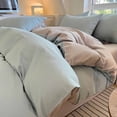 thumbnail image 1 of Cameland Suitable For Bed Type In Student Dormitories Comfortable And Soft Four Piece Bedding Set Fresh Color Washed, 1 of 6