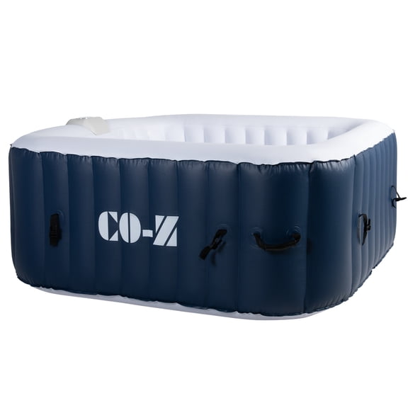 Portable Inflatable Tub w 120 Massaging Jets for Patio Backyard & More