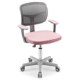 thumbnail image 1 of Gymax Kids Desk Chair Adjustable Height Children Study Chair w/Auto Universal Casters Pink, 1 of 6