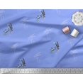 thumbnail image 2 of Soimoi polyester Crepe Fabric Dragonfly & Texture Decor Fabric Printed Yard 52 Inch Wide, 2 of 3