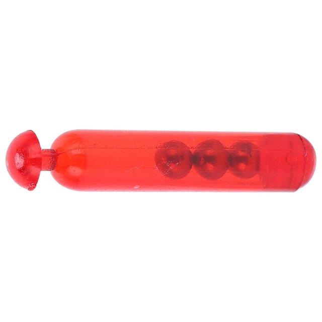 Fishing Rattle, Fishing Weights Lightweight Durable for Fishing Accessories Transparent White,Transparent Black,Red