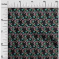 thumbnail image 1 of oneOone Cotton Flex Fabric Spiral & Floral Block Print Fabric BTY 40 Inch Wide, 1 of 4