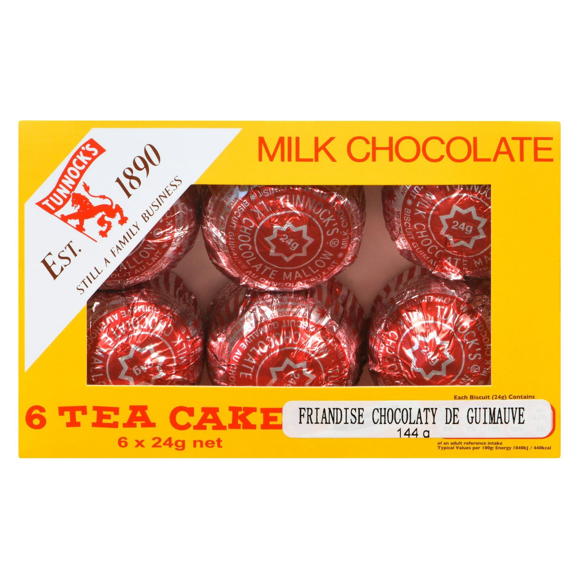Tunnocks Milk Chocolate Teacakes