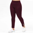 thumbnail image 2 of Pantalons de Mode pour Femmes Couleur Unie Taille Serrée et Fessier Relevé, 2 of 5