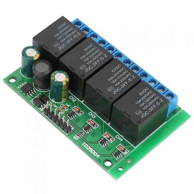 FLAMEEN Relay Module, Small Body Self-locking Relay Module, Smart Home Emergency Lighting For Automotive Electronic Motor