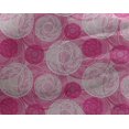 thumbnail image 4 of oneOone Georgette Viscose Fabric Circle Block Decor Fabric Printed BTY 42 Inch Wide, 4 of 4