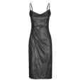 thumbnail image 4 of Gspmoly Robes pour Femmes, Mode Femmes Été Décontracté Uni Col en V Camis Sans Manches Gilet Robe Longue Robes Formelles pour Femmes Offres du Jour, 4 of 6