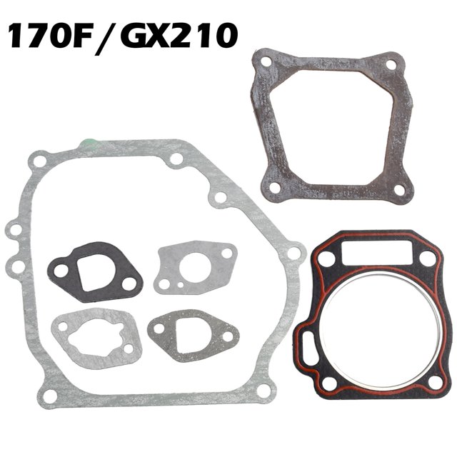 Bgsha Engine Gasket Set for GX160 GX200 168F/170F 2-3KW EnginePetrol Generator Trimmer