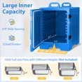 thumbnail image 4 of Costway Transporteur de Poêle Alimentaire Isolé à Chargement en Extrémité Chaud et Froid Capacité de 5 Poêles avec Poignées, 4 of 9