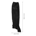 thumbnail image 2 of Minkissy Rain Pants 1 Pair Waterproof Windproof Black Trousers Shape Motorcycle Riding Gear, 2 of 8