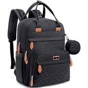 Baby Essentials Travel Bag with Changing Pad, Stroller Straps & Pacifier Case