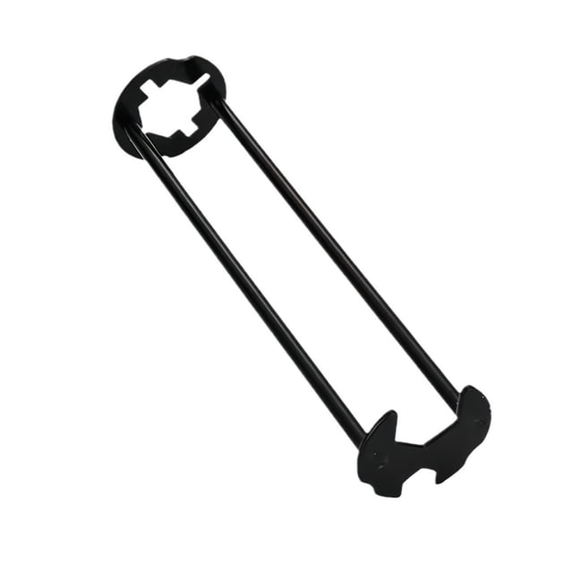 TFixol 7-in-1 Multi-Functional Basin Wrench Set for Faucet, Sink, and Pipe Maintenance - Black, Type A, Metal Construction, Compact Design